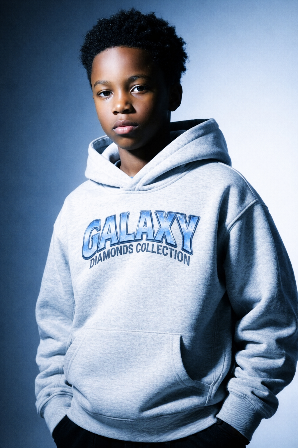 Galaxy Diamonds Essential Kids' Fleece Hoodie