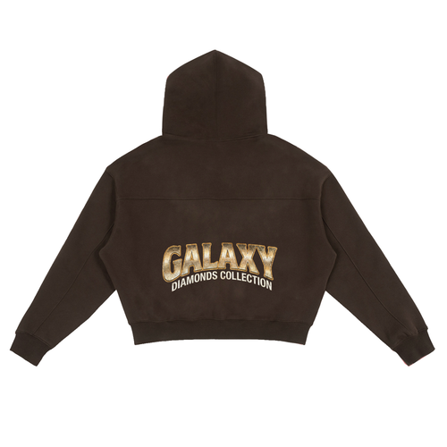 Galaxy Brown Fleece Zip-Up Box