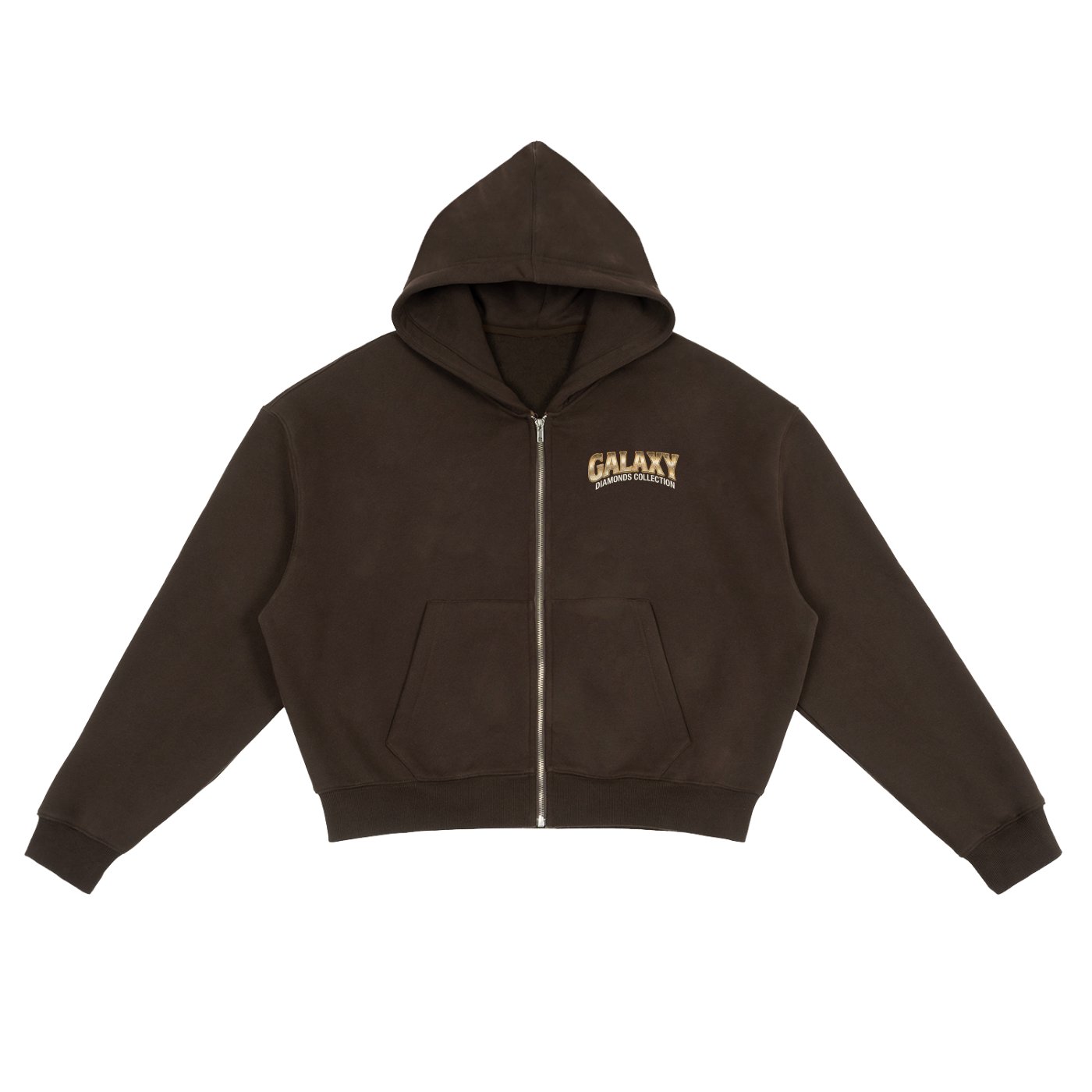 Galaxy Brown Fleece Zip-Up Box